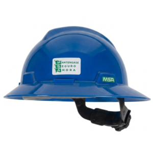 CASCO ALA ANCHA MSA AZUL