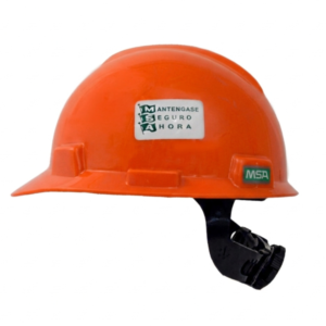 CASCO TIPO CACHUCHA MSA ANARANJADO
