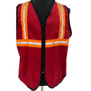 CHALECO DE CONSTRUCCIÓN ROJO