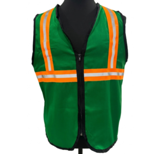 CHALECO DE CONSTRUCCIÓN VERDE BANDERA