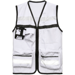 CHALECO BRIGADISTA BLANCO