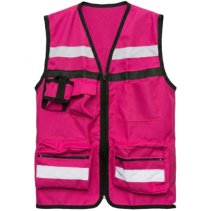 CHALECO BRIGADISTA ROSA
