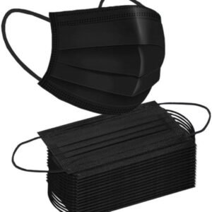 CUBREBOCAS COLOR NEGRO CAJA