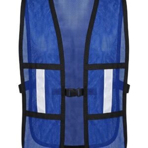 CHALECO DE MALLA AZUL