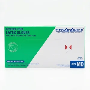 GUANTE DE NITRILO NEGRO MARCA PROSAFE CAJA C/100  TALLA MED