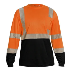 SR1074 PLAYERA AMHV/NG MANGA LARGA C/REFLEJANTE