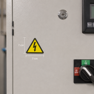 ETIQUETA PICTOGRAMAS DE SEGURIDAD RIESGO ELECTRICO
