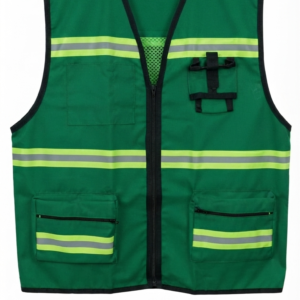 CHALECO TIPO GEOLOGO CON MALLA  VERDE