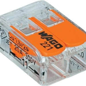 CONECTOR DE 2 POLOS WAGO